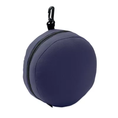 Poduszka podróżna 2 w 1 z maską na oczy SOFT NUIT - Niebieski (MO2907-04)