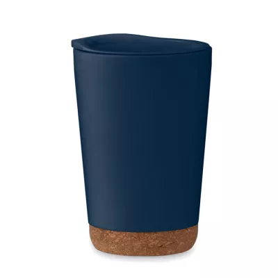 Kubek dwuścienny z korkową podstawą 300 ml CO - Francuski Granat (MO2446-85)