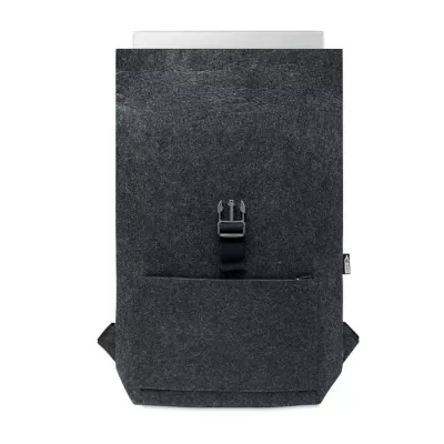 Plecak z filcu RPET z przegrodą na laptop INDICO PACK - Kamienny Szary (MO6456-15)