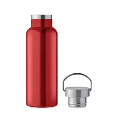 Butelka termiczna z recyklingu 500 ml FLORENCE - Czerwony (MO2107-05)