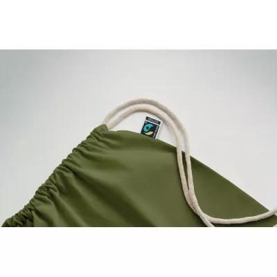Worek Fairtrade 180 g/m² OSOLE DRAW COLOUR - Ciemnozielony (MO2591-60)