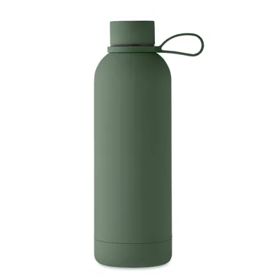 Butelka termiczna ze stali z recyklingu 500 ml EMERALD - Ciemnozielony (MO2315-60)