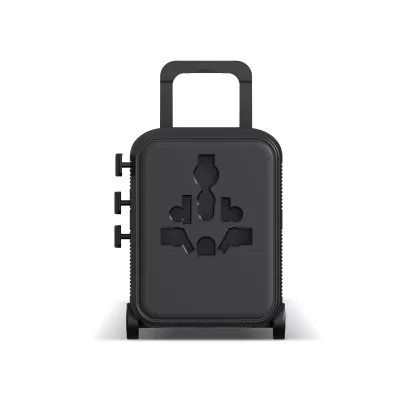 Wózek podróżny Xoopar Luggie GaN z adapterem podróżnym - czarny (LT41033-N0002)