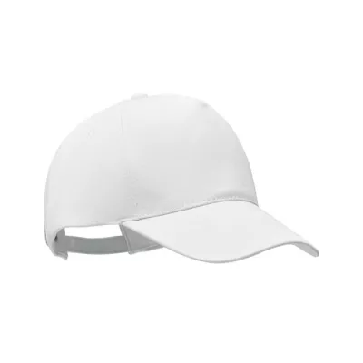 Czapka z daszkiem organiczna 250 g/m² BICCA CAP - Bialy (MO6432-06)
