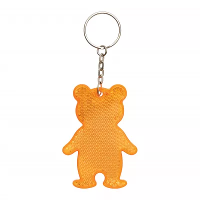 Brelok odblaskowy TEDDY - pomarańczowy (56-0402527)