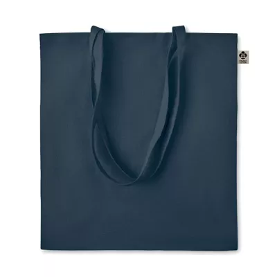 Torba z bawełny organicznej 140 g/m² ZIMDE COLOUR - Francuski Granat (MO6189-85)