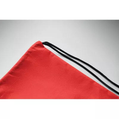 Worek ze sznurkiem z włókniny RPET 80 g/m² DAFFY RPET - Czerwony (MO2809-05)