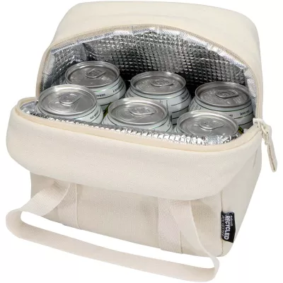 Recanvas torba termiczna na lunch z certyfikatem GRS z recyklingu, 5 l - Sandstone (13012606)