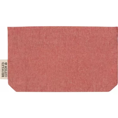 Kosmetyczka z bawełny z recyklingu 180g/m2 HARRY - czerwony (6431005)