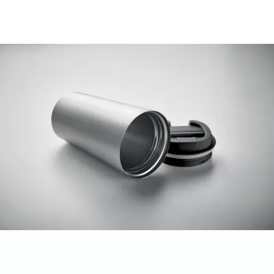 Kubek termiczny ze stali z recyklingu 510 ml BRACE + - Srebrny Mat (MO6579-16)