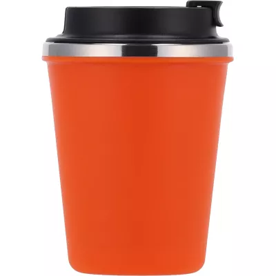 Kubek termiczny 350 ml z powłoką z recyklingu METODY - pomarańczowy (8496210)