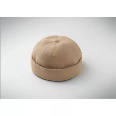 Czapka docker ze szczotkowanej bawełny 260 g/m² DOCK - Khaki (MO2923-39)