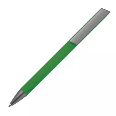Długopis aluminiowy z dużym klipsem SOUTHAMPTON - zielony (556009)