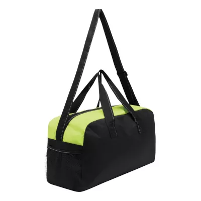 Sportowa torba FITNESS - czarny, jasnozielony (56-0808557)