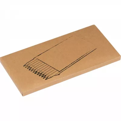 Kredki drewniane 12 kolorów MATEO - beżowy (1316413)