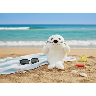 Pluszowa foka | Zeal - biały (HE846-02)