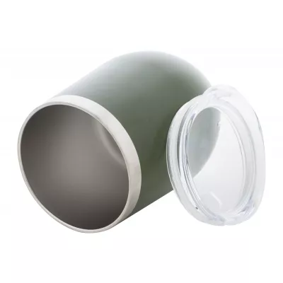 Kubek termiczny ze stali nierdzewnej o podwójnych ściankach Rebby 350 ml - zielony (AP800550-07)