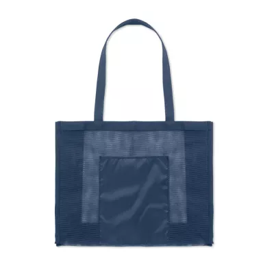 Torba na zakupy z siatki RPET 20 l LIMP - Niebieski (MO2836-04)