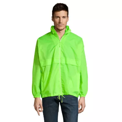 Kurtka wiatrówka unisex wodoodporna Sol's SURF - Neon Lime (S32000-NL)