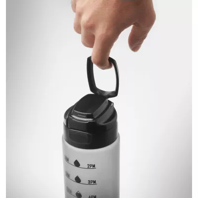 Butelka sportowa z RPET 1000 ml LEVEL - Bialy (MO2409-06)