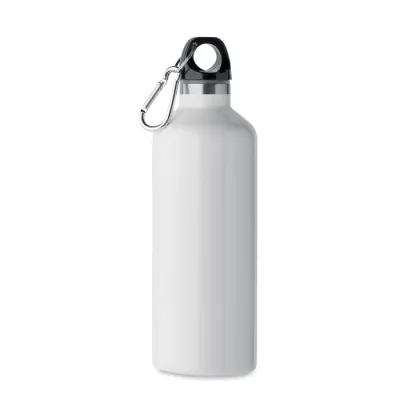 Butelka termiczna z karabińczykiem 500 ml CARABI - Bialy (MO2336-06)
