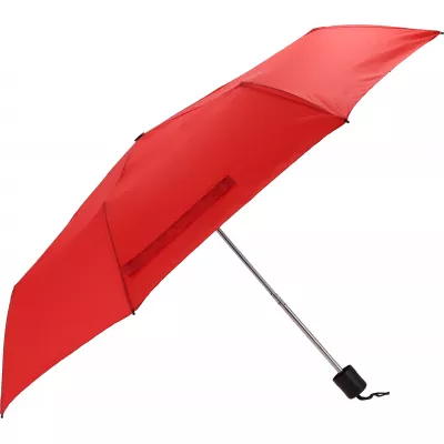 Parasol manualny rPET Ø98 cm NORTHAMPTON - czerwony (433605)