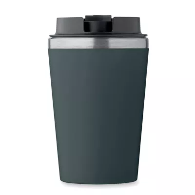 Kubek dwuścienny z powłoką ceramiczną 350 ml BLERM - Petrol (MO2572-20)