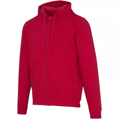Jasper bluza unisex z kapturem z materiału organicznego pochodzącego z recyklingu z certyfikatem OCS, o gramaturze 280 g/m² - Czerwony (39666-RED)