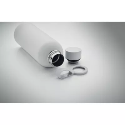 Butelka termiczna ze stali z recyklingu 500 ml EMERALD - Bialy (MO2315-06)