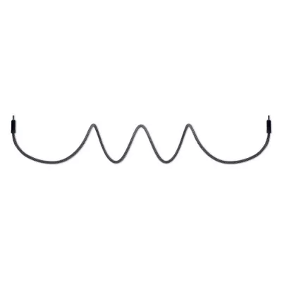 Kabel magnetyczny pleciony USB-C 60W z RPET BRAID - Bialy/Czarny (MO2778-33)