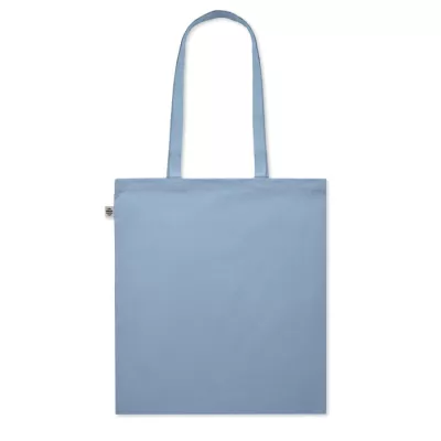 Torba na zakupy z bawełny organicznej 180 g/m² ONEL - Baby Blue (MO6711-66)