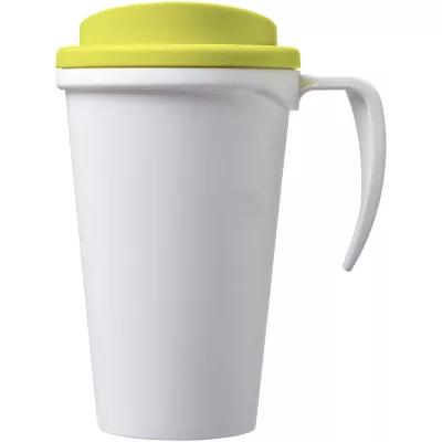 Kubek termiczny z serii Americano® Grande o pojemności 350 ml - Biały-Limonka (21000404)