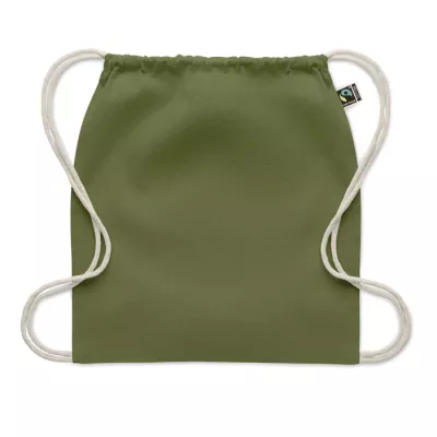 Worek Fairtrade 180 g/m² OSOLE DRAW COLOUR - Ciemnozielony (MO2591-60)