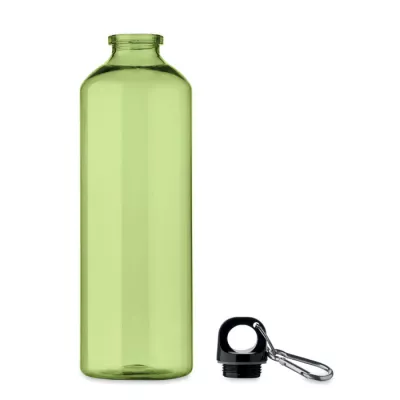 Butelka z RPET z karabińczykiem 750 ml MOSS RE750 - Przezroczysty Limonka (MO2804-51)