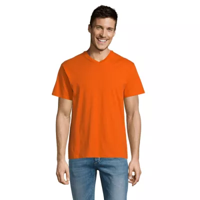 Koszulka męska V-neck 150 g/m² Sol's VICTORY - Pomaranczowy (S11150-OR)