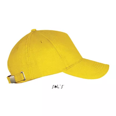 Czapka z daszkiem 5-panelowa 260 g/m² Sol's LONG BEACH - Dorado (S00594-GO)