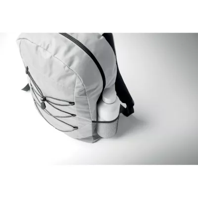 Plecak RPET 600D ze sznurkiem HIGE - Bialy (MO2491-06)
