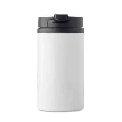 Kubek stalowy dwuścienny 250 ml FALUN - Bialy (MO9246-06)
