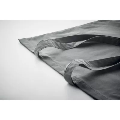 Torba z bawełny organicznej 140 g/m² ZIMDE COLOUR - Szary (MO6189-07)