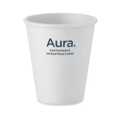 Kubek wielorazowy z PLA 200 ml CUPFUL - Bialy (MO2607-06)