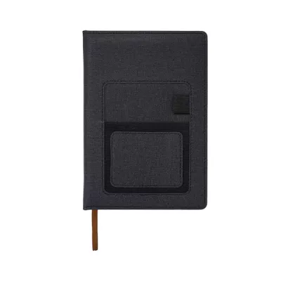 Notes z kieszonką na telefon Irun - czarny (R64265.02)