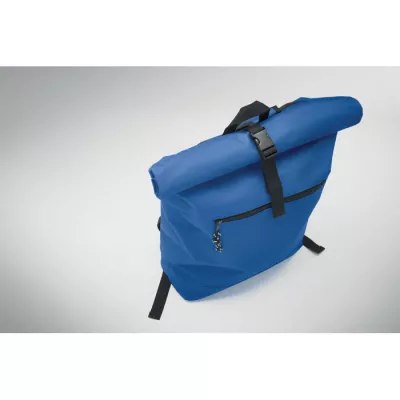 Plecak rolltop na laptop 15" z poliestru 600D IREA - Niebieski (MO2170-37)
