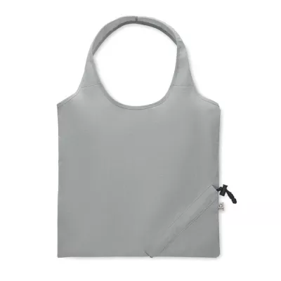 Torba składana z recyklingu 140 g/m² CARRIE COLOUR - Szary (MO2487-07)