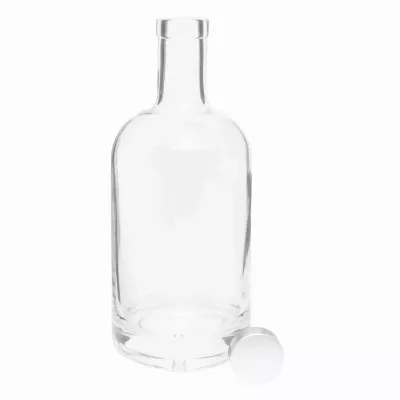 Szklana butelka PEARLY - transparentny (56-0304515)