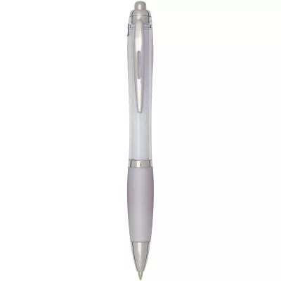 Nash długopis kulkowy z tworzyw sztucznych pochodzących z recyklingu z certyfikatem RCS, z kolorowym korpusem i uchwytem (cza - Liljowy (10645435)