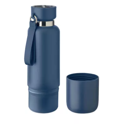 Butelka termiczna stalowa z kubkiem 500 ml NOEKA - Francuski Granat (MO2716-85)