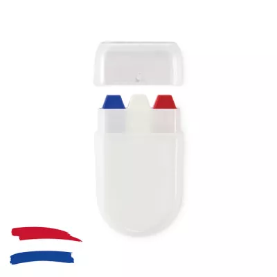 Sztyft do malowania ciała w barwach flagi CHEER - Niebieski (MO2807-37)