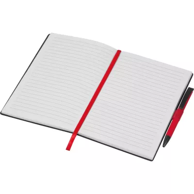 Notes A5 w linie z długopisem MERSIN - czerwony (562005)