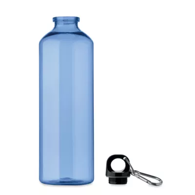 Butelka z RPET z karabińczykiem 750 ml MOSS RE750 - Przezroczysty Niebieski (MO2804-23)