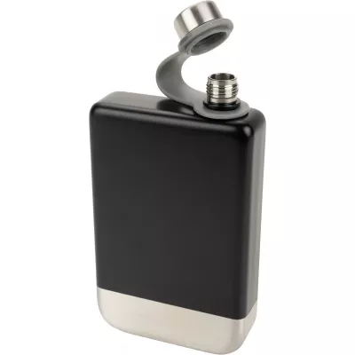 Zestaw piersiówka 266 ml, kieliszki 30 ml i lejek TAHAT Schwarzwolf - czarny (F5001200AJ303)